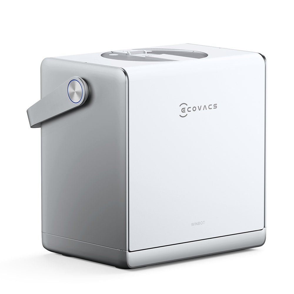 Aspirator robot geamuri ECOVACS Winbot W2 Pro Omni W2PROOMNI, alb-argintiu