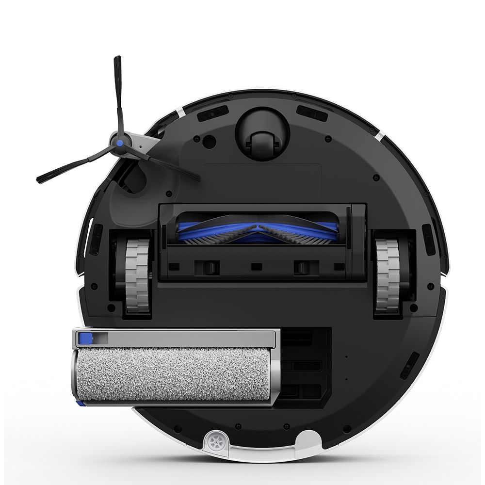 Aspirator robot ECOVACS Deebot X8 Omni X8OMNIWHITE, 0.22l, autonomie max 300 min, senzor TruEdge 3D Edge, alb