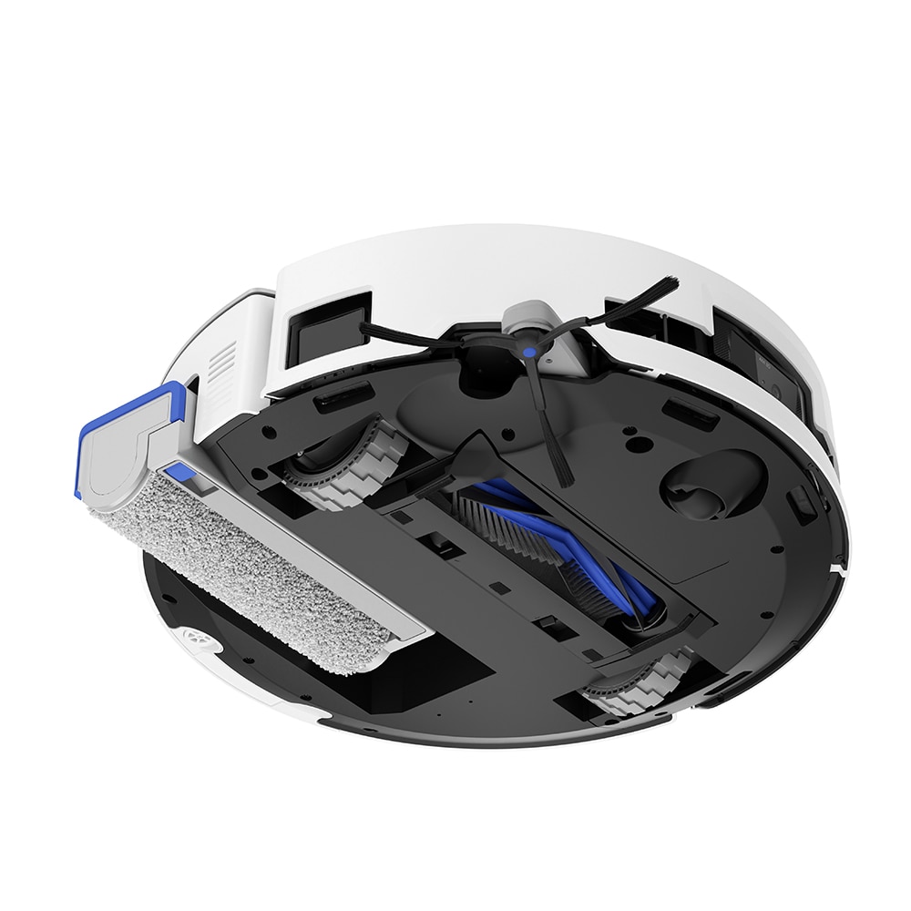 Aspirator robot ECOVACS Deebot X8 Omni X8OMNIWHITE, 0.22l, autonomie max 300 min, senzor TruEdge 3D Edge, alb