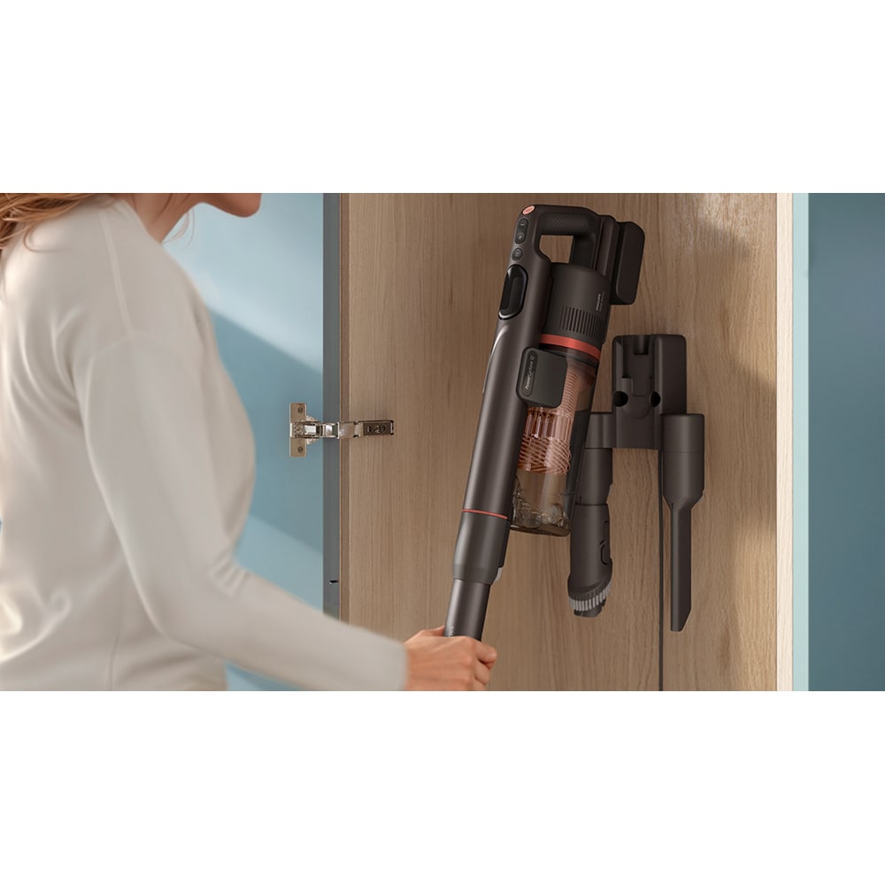 Aspirator vertical PHILIPS Seria 7000 Complete XC7167/01, 0.6l, 25.2 V, autonomie max 80 min, PowerCyclone 12, negru-galben