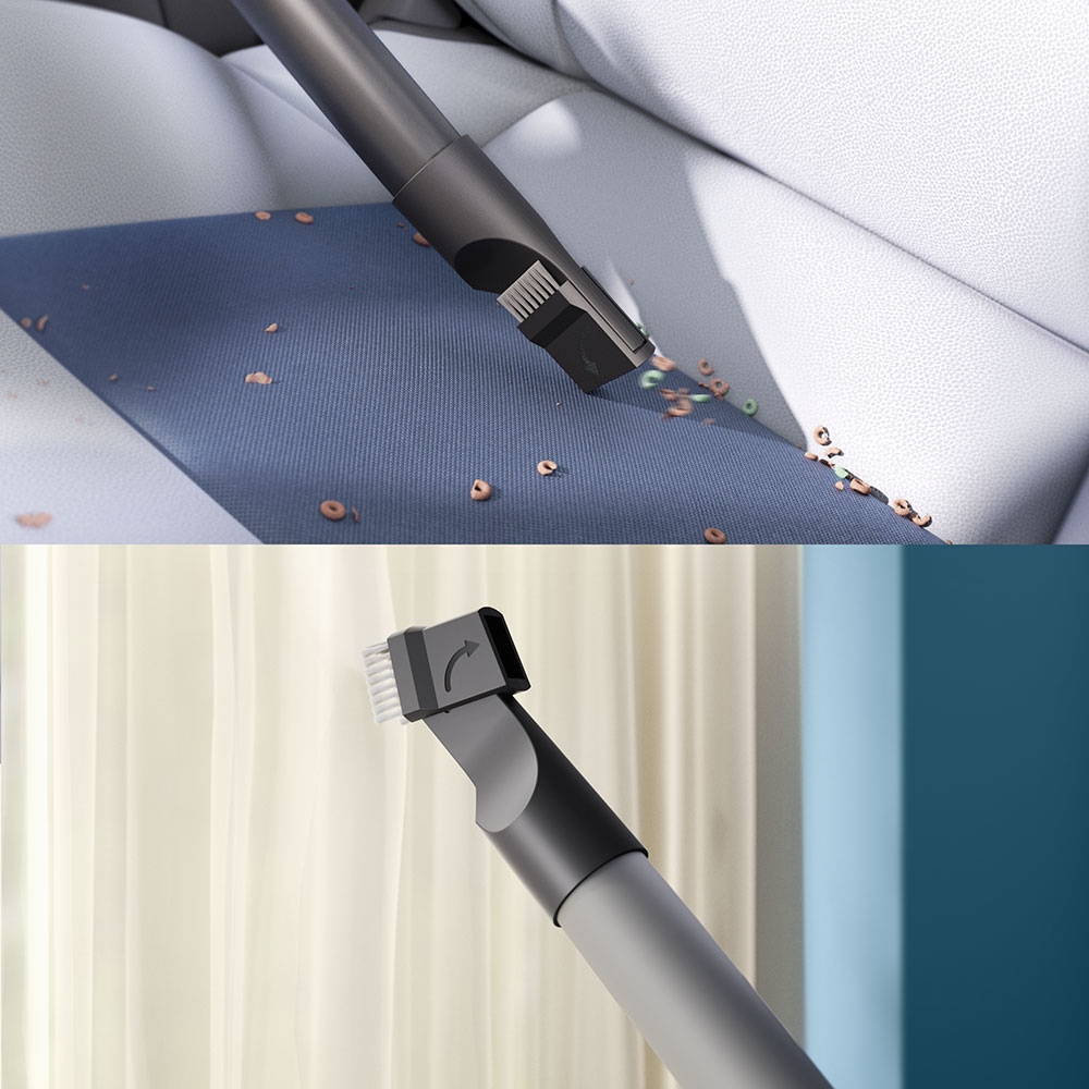 Aspirator cu sac PHILIPS Seria 2000 XD2152/12, 3l, 800W, 77dB, gri-negru