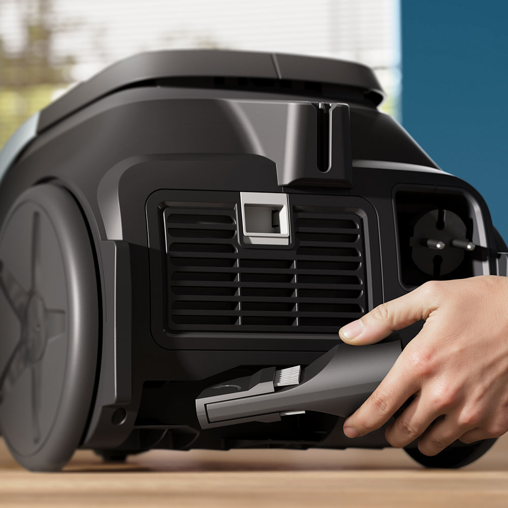 Aspirator cu sac PHILIPS Seria 2000 XD2152/12, 3l, 800W, 77dB, gri-negru