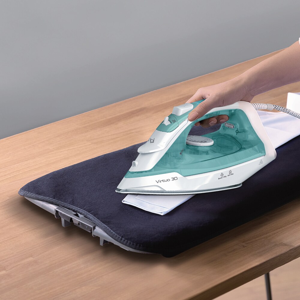 Masa de calcat TEFAL XD5400E0, husa bumbac, negru
