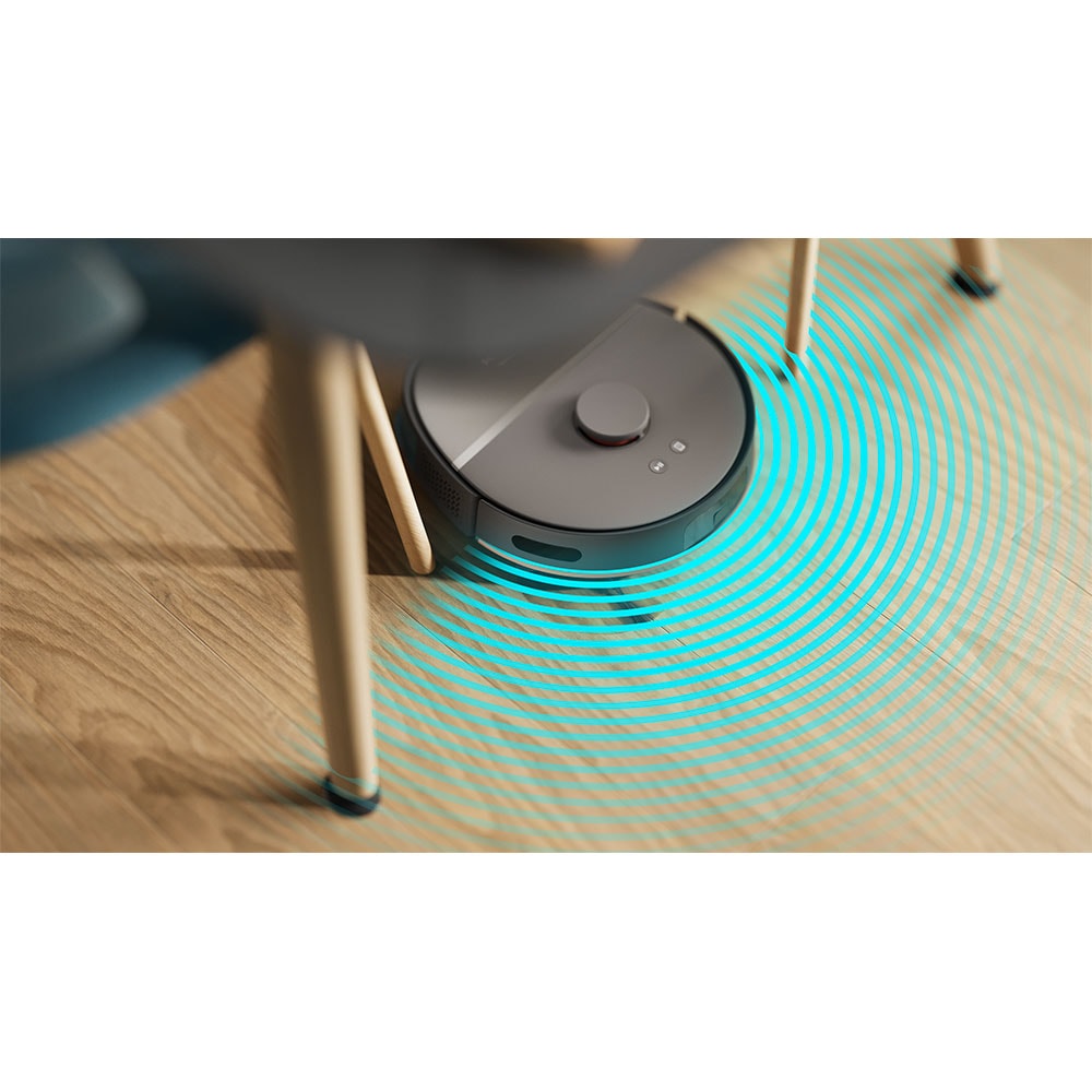 Aspirator robot PHILIPS HomeRun 5000 XU5100/10, 0.27l, 14.7V, autonomie max 200 min, Wi-Fi, functie mop, gri inchis