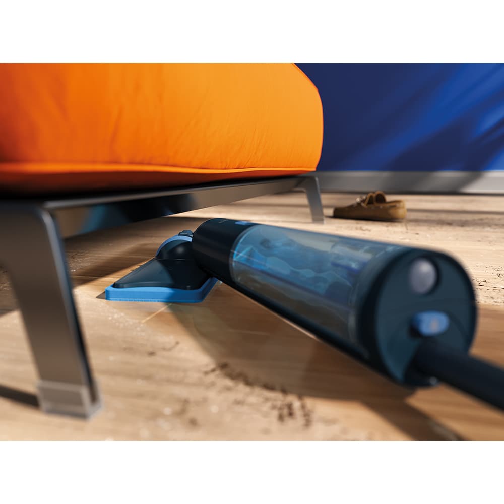 Mop electric PHILIPS OneUp Seria 3000 XV3101/11, 0.31l, 3.6V, autonomie max 50 min, albastru