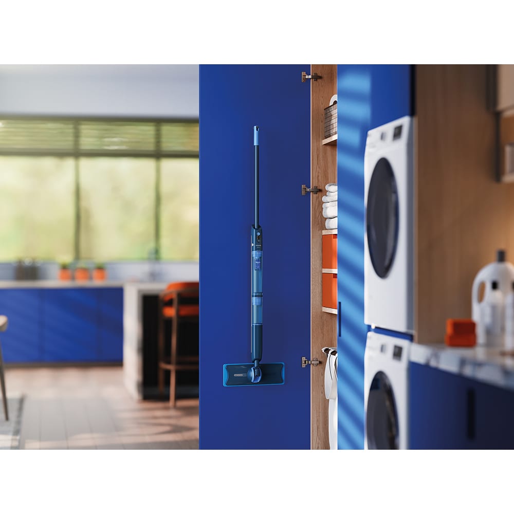 Mop electric PHILIPS OneUp Seria 5000 XV5113/11, 0.28l, 3.6V, autonomie max 70 min, albastru