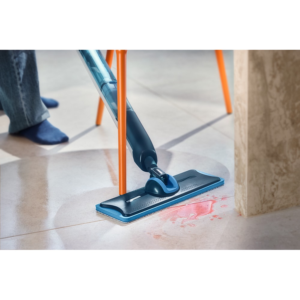 Mop electric PHILIPS OneUp Seria 5000 XV5113/11, 0.28l, 3.6V, autonomie max 70 min, albastru