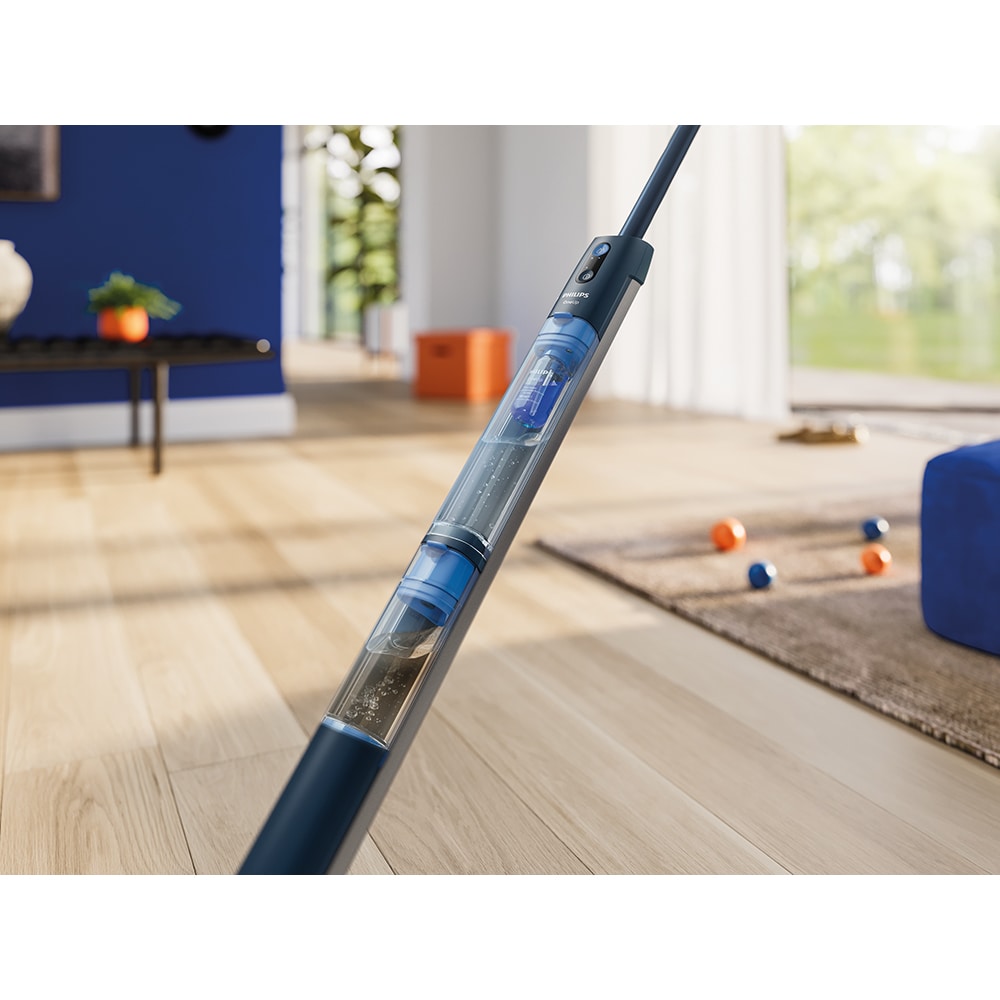 Mop electric PHILIPS OneUp Seria 5000 XV5113/11, 0.28l, 3.6V, autonomie max 70 min, albastru