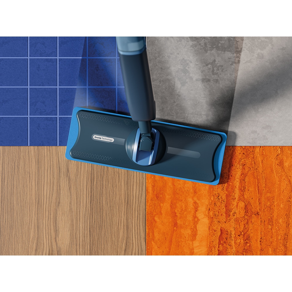 Mop electric PHILIPS OneUp Seria 5000 XV5113/11, 0.28l, 3.6V, autonomie max 70 min, albastru