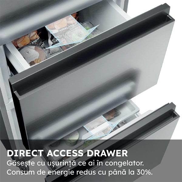 Side By Side HAIER HB26FSNAAA, No Frost, 750 l, H 190 cm, Clasa E