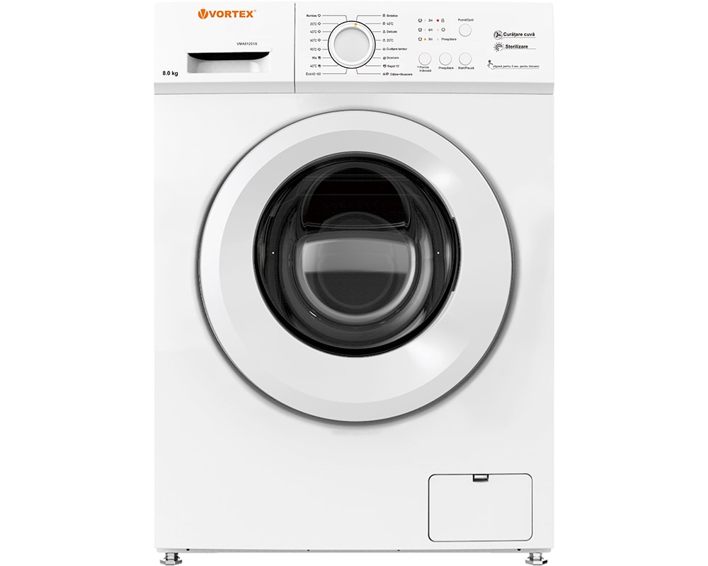 Masina de spalat rufe frontala VORTEX VMA81201S, 8 kg, 1200 rpm