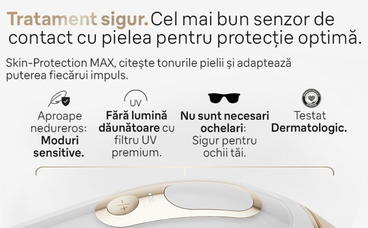 Epilator IPL BRAUN Silk-expert Pro 5 PL5242, 400000 impulsuri, 10