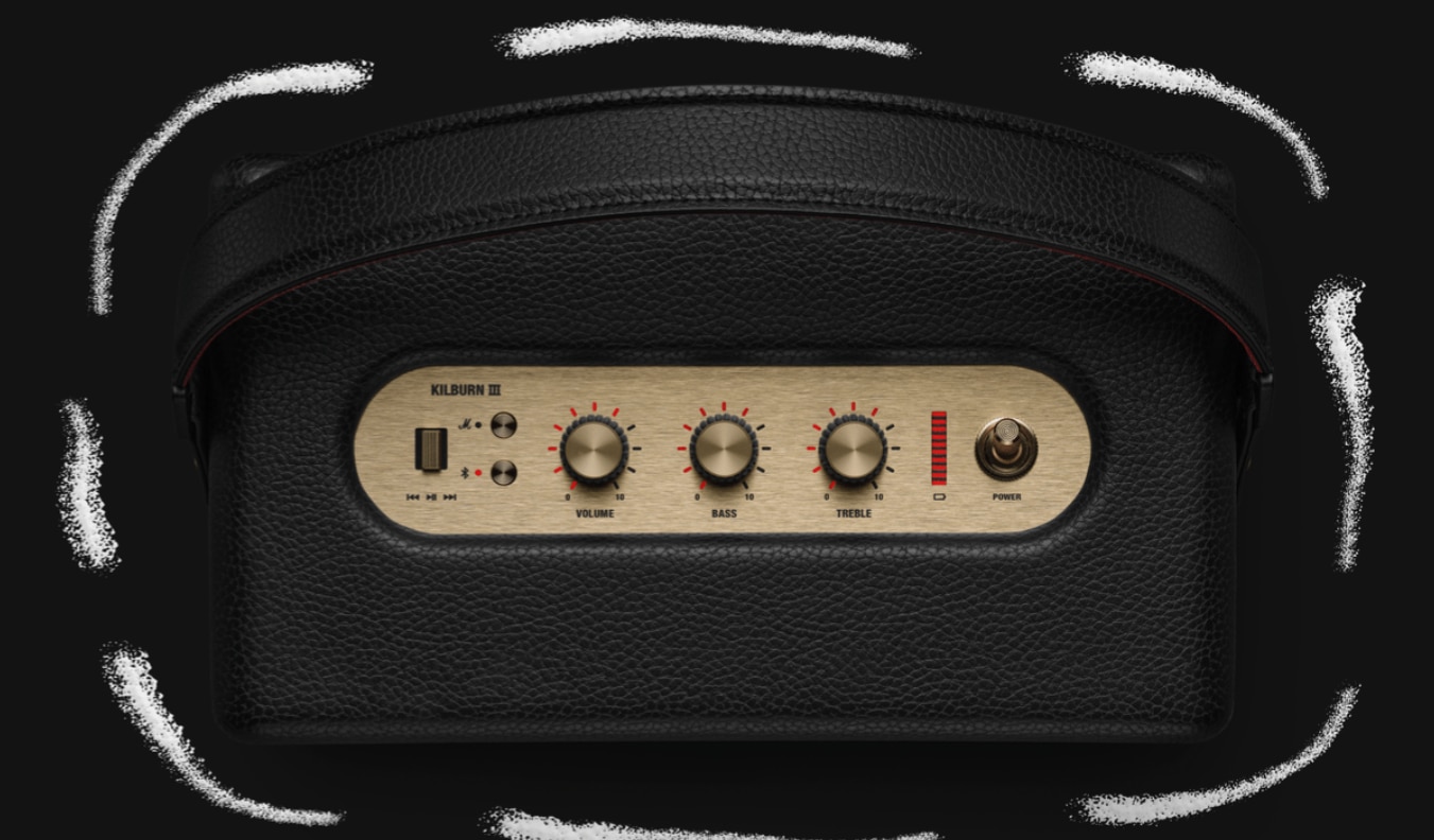 Boxa portabila MARSHALL Kilburn III, Bluetooth, IP54, negru
