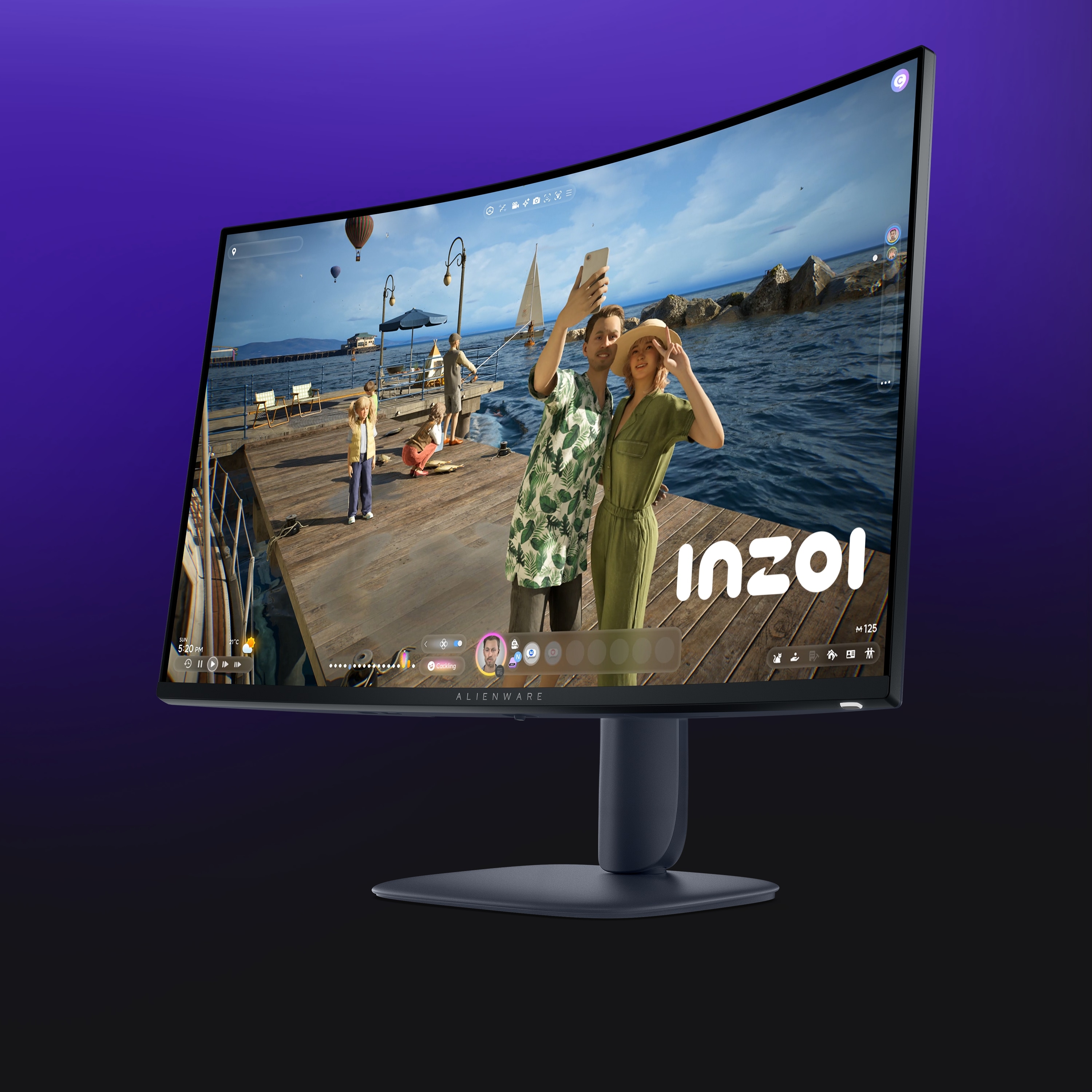 Monitor Gaming curbat LED VA DELL Alienware AW3225DM, 32
