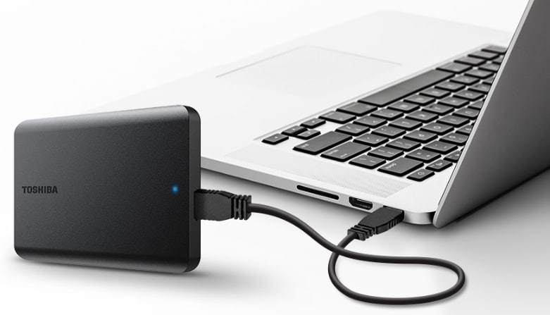 Hard Disk extern TOSHIBA Canvio Basics HDTB510EK3AA, 1TB, USB 3.2