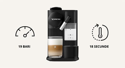 Espressor capsule NESPRESSO Lattissima One Evolution EN510.W, 1l