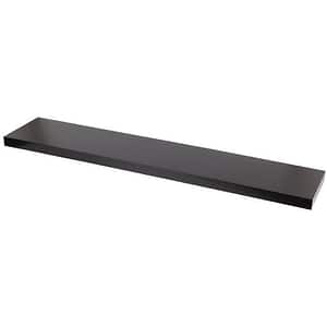 Polita GOODHOME Cusko, melamina, 118 x 23.5 x 3.8 cm, negru
