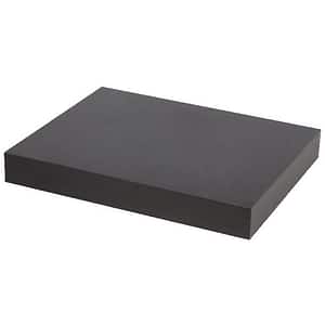 Polita GOODHOME Cusko, melamina, 30 x 23.5 x 3.8 cm, negru