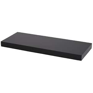 Polita GOODHOME Cusko, melamina, 60 x 23.5 x 3.8 cm, negru