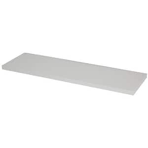 Polita GOODHOME Rigga, melamina, 60 x 19 x 1.8 cm, argintiu