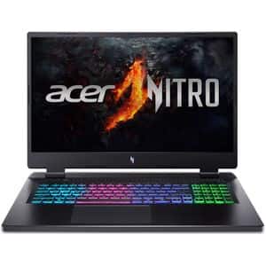 Laptop Gaming ACER Nitro 17 AN17-42-R6C8, AMD Ryzen 5 8645HS pana la 5GHz, 17.3" Full HD, 16GB, SSD 512GB, NVIDIA GeForce RTX 4050 6GB, Free DOS, negru