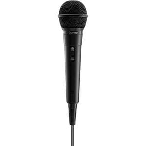 Microfon dinamic HAMA Party 46000, Jack 3.5 mm, negru