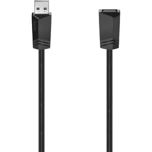 Cablu extensie USB 2.0 HAMA 200621, 5m, negru