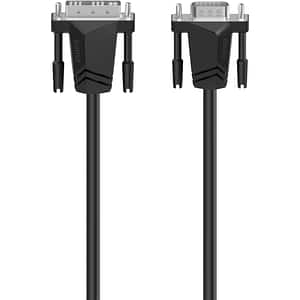 Cablu DVI - VGA HAMA 200714, 1.5m, negru