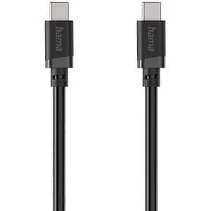 Cablu date HAMA 201808, USB-C - USB-C, 2m, negru