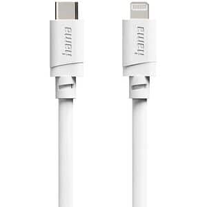 Cablu date HAMA 201817, USB-C - Lightning, 3m, alb