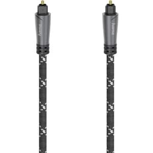 Cablu audio optic HAMA 205140, 3m, metal, negru
