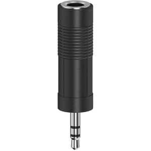 Adaptor audio Jack 6.3mm - Jack 3.5mm HAMA 205196, negru