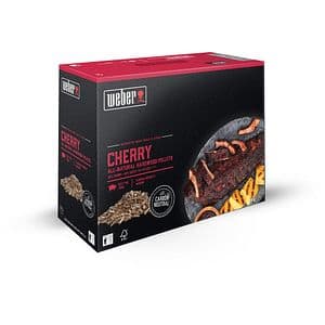Peleti pentru afumatoare WEBER, cires, 8kg