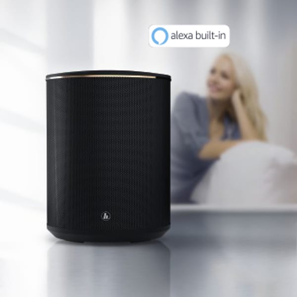 Boxa inteligenta HAMA 54859 Sirium, Amazon Alexa, Bluetooth, Wi-Fi, negru