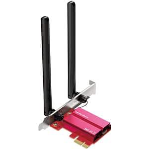 Placa de retea Wireless MERCUSYS MA37BE BE6500, Tri Band 688 + 2882 + 2882 Mbps