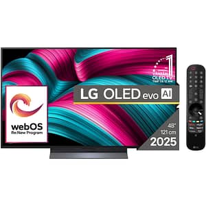 Televizor OLED Evo Smart LG 48C5ELB, Ultra HD 4K, HDR, 121cm