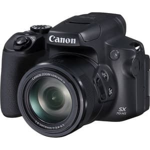 Aparat foto digital CANON PowerShot SX70 HS, 20 MP, 4K, Wi-Fi, negru