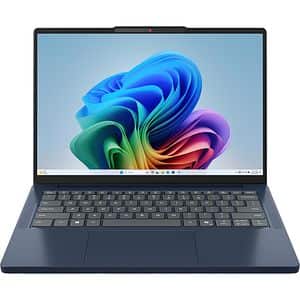 Laptop LENOVO IdeaPad Slim 3 14IWC11, Intel Core 5 320 pana la 4.6GHz, 14" WUXGA OLED, 16GB, SSD 512GB, Intel Graphics, Free Dos, Cosmic Blue
