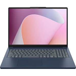 Laptop LENOVO IdeaPad Slim 3 16IWC11, Intel Core 5 320 pana la 4.6GHz, 16" WUXGA, 16GB, SSD 512GB, Intel Graphics, Free Dos, Cosmic Blue