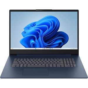 Laptop LENOVO IdeaPad Slim 3 17IWC11, Intel Core 3 304 pana la 4.3GHz, 17.3" Full HD, 8GB, 512GB, Intel Graphics, Free Dos, Cosmic Blue