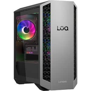 Sistem Desktop Gaming LENOVO  LOQ Tower 26ADR10, AMD Ryzen 7 8745HX pana la 5.1GHz, 16GB, SSD 1TB, NVIDIA GeForce RTX 5060 8GB, Free Dos