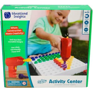 Jucarie EDUCATIONAL INSIGHTS Bormasina Magica EI-4112, 3 - 5 ani, 120 piese, multicolor 