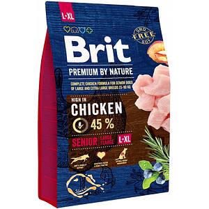 Hrana uscata pentru caini BRIT Premium by Nature, Senior, Pui, 3 kg