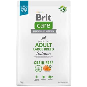 Hrana uscata pentru caini BRIT CARE Grain Free Large Breed, Adult, Somon