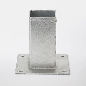 Baza stalp BLOOMA, 7 x 7 x 15 cm, otel