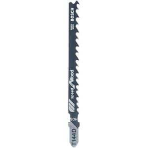 Set 2 panze fierastrau vertical BOSCH T144D, pentru lemn, 10 cm