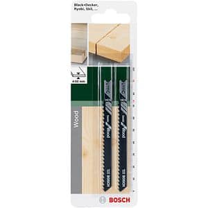 Set panza fierastrau vertical BOSCH U111C pentru lemn, 2 buc