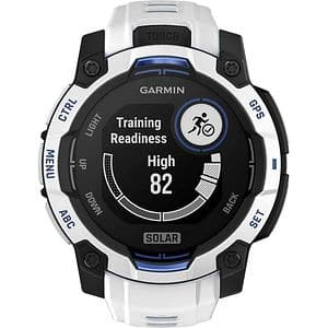 Smartwatch GARMIN Instinct 3 Solar, 45 mm, GPS, Android/iOS, silicon, Whitestone