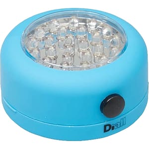 Spot LED magnetic cu carlig DIALL, 24 leduri, 68lm, IP20, albastru