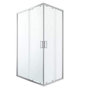 Cabina dus standard GoodHome Beloya, dreptunghiulara, 120 x 80 x 195 cm, sticla securizata 8mm, profil crom